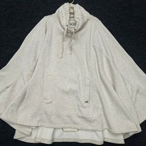 UGG CHARLYNNE PONCHO SLEEVED FLECCE LINED KANGAROO POCKET COWL NECK Women XS/S